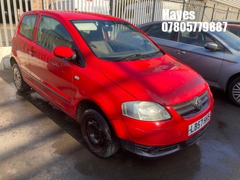 Location: Hayes - 2007 VOLKSWAGEN URBAN FOX 55 3 Door Hatchback REG: LB57HHS, Keys: No, MOT Expiry date: 11/06/2026, 1198 Petrol, 5 Speed Manual Petrol, Former Keepers: 6