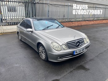 Location: Hayes - 2004 MERCEDES E320 AVANTGARDE AUTO 4 Door Saloon REG: NL54HRP, Keys: No, MOT Expiry date: 18/01/2027, 3199 Petrol, 5 Speed Auto Petrol, Former Keepers: 8