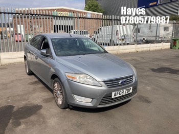Location: Hayes - 2008 FORD MONDEO GHIA 5 Door Hatchback REG: AF08ZDP, Keys: No, MOT Expiry date: 09/07/2026, 1999 Petrol, 5 Speed Manual Petrol, Former Keepers: 7