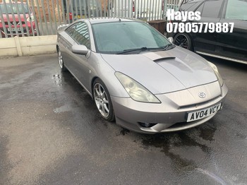Location: Hayes - 2004 TOYOTA CELICA T SPORT VVTLI Coupe REG: AV04VCY, Keys: No, MOT Expiry date: 26/05/2026, 1796 Petrol, 6 Speed Manual Petrol, Former Keepers: 10