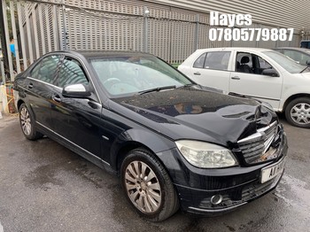 Location: Hayes - 2007 MERCEDES C200 ELEGANCE KOMP A 4 Door Saloon REG: A11HVO, Keys: No, MOT Expiry date: 04/09/2026, 1796 Petrol, 5 Speed Auto Petrol, Former Keepers: 5