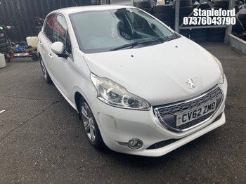 Location: Stapleford - 2012 PEUGEOT 208 ALLURE E-HDI 5 Door Hatchback REG: CV62ZMO, Keys: No, MOT Expiry date: 06/05/2027, 1560 Diesel, 5 Speed Manual Diesel, Former Keepers: 4