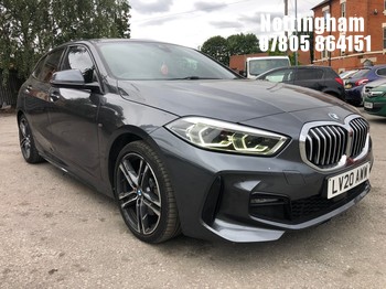 Location: Nottingham - 2020 BMW 118I M SPORT AUTO 5 Door Hatchback REG: LV20AWW, 1499 Petrol, 7 Speed Auto Petrol, Former Keepers: 1, Keys: Yes, MOT Expiry date: 09/08/2027