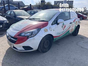 Location: Erith - 2018 VAUXHALL CORSA CDTI S/S CORSA 3 Door Car Derived Van REG: LC18GWY, Keys: Yes, MOT Expiry date: 29/04/2026, 1248 CC Diesel, 5 Speed Manual Diesel, Former Keepers: 1