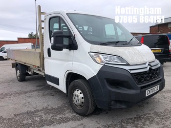Location: Nottingham - 2020 CITROEN RELAY 35 L3 X BLUEHDI S/S Dropside Lorry REG: CN70CJE, 2200cc Diesel, 6 Speed Manual Diesel, Former Keepers: 1, Keys: Yes, MOT Expiry date: 15/09/2026
