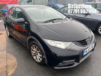 Location: BELVEDERE - 2012 HONDA CIVIC I-VTEC ES 5 Door Hatchback REG: MJ12CMX, 1798cc Petrol, 6 Speed Manual Petrol, Former Keepers: 5, Keys: No, MOT: Expiry date06.07.2026