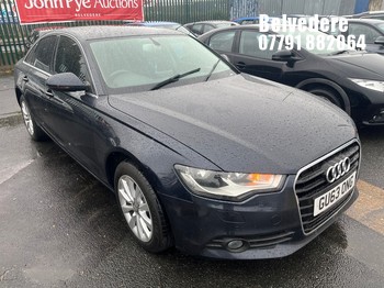 Location: BELVEDERE - 2013 AUDI A6 SE TDI CVT 4 Door Saloon REG: GU63ONG, 1968cc Diesel, Variable 1 Speed Auto Diesel, Former Keepers: 5, Keys: No, MOT: Expiry date03.03.2027