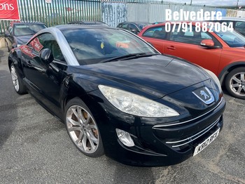 Location: BELVEDERE - 2012 PEUGEOT RCZ GT HDI Coupe REG: KR12RFX, 1997cc Diesel, 6 Speed Manual Diesel, Former Keepers: 9, Keys: No, MOT: Expiry date16.04.2027