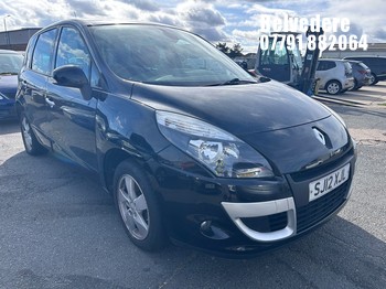Location: Belvedere - 2012 RENAULT SCENIC DYNAMIQUE TTOM VVT MPV REG: SJ12XJL, Keys: No, MOT Expiry date: 08/12/2025, 1598 Petrol, 6 Speed Manual Petrol, Former Keepers: 4