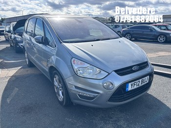 Location: Belvedere - 2012 FORD S-MAX TITANIUM TDCI 161 A MPV REG: YF12BUJ, Keys: No, MOT Expiry date: 30/01/2027, 1997 Diesel, 6 Speed Auto Diesel, Former Keepers: 6