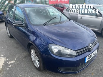 Location: Belvedere - 2011 VOLKSWAGEN GOLF MATCH TDI 5 Door Hatchback REG: RO11FJA, Keys: No, MOT Expiry date: 02.07.2026, 1598 Diesel, 5 Speed Manual Diesel, Former Keepers: 7