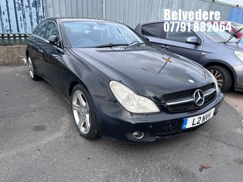 Location: Belvedere - 2007 MERCEDES CLS 320 CDI AUTO Coupe REG: L2NVH, Keys: No, MOT Expiry date: 28/01/2023, 2987 Diesel, 7 Speed Auto Diesel, Former Keepers: 5