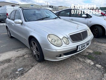 Location: Belvedere - 2004 MERCEDES E240 AVANTGARDE AUTO 4 Door Saloon REG: LS54TMO, Keys: No, MOT Expiry date: 16/11/2026, 2597 Petrol, 5 Speed Auto Petrol, Former Keepers: 5