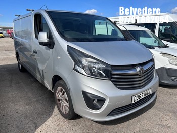 Location: Belvedere - 2017 VAUXHALL VIVARO 2900 SPORTIVE CDTI Panel Van REG: DU67KKJ, Keys: No, MOT Expiry date: 21/01/2027, 1598 Diesel, 6 Speed Manual Diesel, Former Keepers: 6