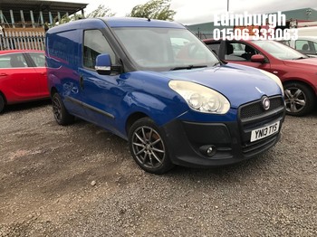 Location: Edinburgh - 2013 FIAT DOBLO SX MULTIJET Panel Van REG: YN13TYS, Keys: No, MOT Expiry date: 30/09/2026, 1248 Diesel, 5 Speed Manual Diesel, Former Keepers: 4