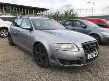 Location: Edinburgh - 2007 AUDI A6 SE TDI Estate REG: ST07MVE, Keys: No, MOT Expiry date: 13/11/2026, 1968 Diesel, 6 Speed Manual Diesel, Former Keepers: 5