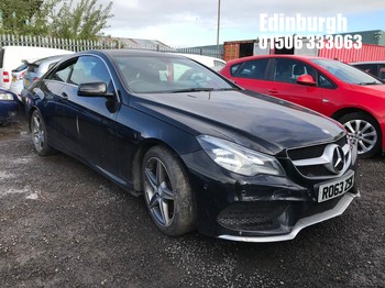 Location: Edinburgh - 2013 MERCEDES-BENZ E220 AMG SPORT CDI AUTO Coupe REG: RO63ZSK, Keys: No, MOT Expiry date: 14/04/2025, 2143 Diesel, 7 Speed Auto Diesel, Former Keepers: 8