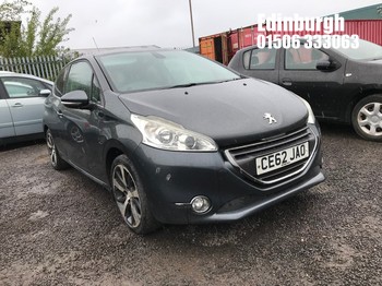 Location: Edinburgh - 2012 PEUGEOT 208 FELINE E-HDI 3 Door Hatchback REG: CE62JAO, Keys: No, MOT Expiry date: 24/03/2026, 1560 Diesel, 6 Speed Manual Diesel, Former Keepers: 4