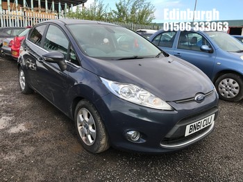Location: Edinburgh - 2011 FORD FIESTA TITANIUM ECONETIC 5 Door Hatchback REG: BN61CUJ, Keys: No, MOT Expiry date: 04/10/2025, 1560 Diesel, 5 Speed Manual Diesel, Former Keepers: 5