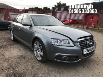 Location: Edinburgh - 2010 AUDI A6 S LINE SPECIAL ED TDI Estate REG: FV60OYT, Keys: No, MOT Expiry date: 18/09/2025, 1968 Diesel, 6 Speed Manual Diesel, Former Keepers: 9