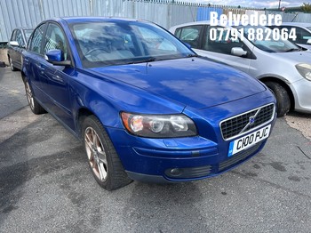 NOTE: ATF Registered Buyers ONLY - Location: Belvedere - 2007 VOLVO S40 SE 4 Door Saloon REG: C100PJC, Keys: No, 1999 Petrol, 5 Speed Manual Petrol, Former Keepers: 6