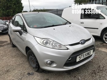 Location: Edinburgh - 2011 FORD FIESTA ZETEC 3 Door Hatchback REG: ST11KWO, Keys: No, MOT Expiry date: 22/12/2025, 1242 Petrol, 5 Speed Manual Petrol, Former Keepers: 6