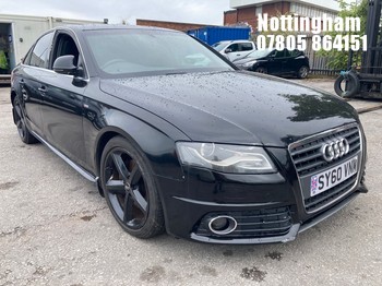 Location: Nottingham - 2010 AUDI A4 S LINE TDI 4 Door Saloon REG: SY60VNM, Keys: No, MOT Expiry date: 17/07/2027, 1968 Diesel, 6 Speed Manual Diesel, Former Keepers: 6