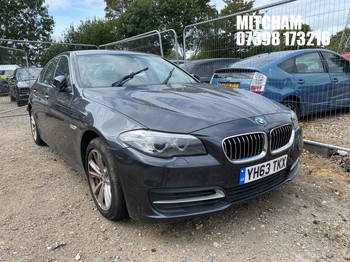Location: Mitcham - 2013 BMW 525D SE AUTO 4 Door Saloon REG: YH63TKX, Keys: No, MOT Expiry date: 20/05/2026, 1995 Diesel, 8 Speed Auto Diesel, Former Keepers: 5