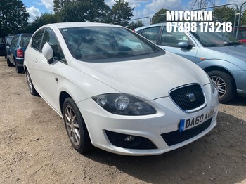 Location: Mitcham - 2010 SEAT LEON SE TSI 5 Door Hatchback REG: DA60AUH, Keys: No, MOT Expiry date: 24/10/2026, 1197 Petrol, 5 Speed Manual Petrol, Former Keepers: 4