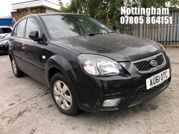 Location: Nottingham - 2011 KIA RIO DOMINO 5 Door Hatchback REG: AU61OTC, Keys: No, MOT Expiry date: 02/06/2026, 1399 Petrol, 5 Speed Manual Petrol, Former Keepers: 4
