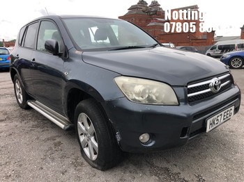 Location: Nottingham - 2008 TOYOTA RAV4 XTR D-4D Estate REG: HK57EEG, Keys: No, MOT Expiry date: 05/03/2026, 2231 Diesel, 6 Speed Manual Diesel, Former Keepers: 8