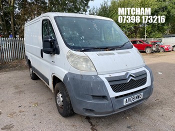 Location: Mitcham - 2008 CITROEN RELAY 30 100HP SWB Panel Van REG: AV08MWC, Keys: No, MOT Expiry date: 27/06/2025, 2198 Diesel, 5 Speed Manual Diesel, Former Keepers: 4