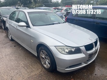 Location: Mitcham - 2007 BMW 318I SE 4 Door Saloon REG: MJ57LNN, Keys: No, MOT Expiry date: 09/01/2027, 1995 Petrol, 6 Speed Manual Petrol, Former Keepers: 6
