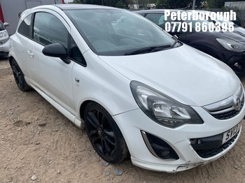 Location: Peterborough - 2013 VAUXHALL CORSA LIMITED EDITION 3 Door Hatchback REG: SV13TVX, Keys: No, MOT Expiry date: 28/11/2024, 1229 Petrol, 5 Speed Manual Petrol, Former Keepers: 2