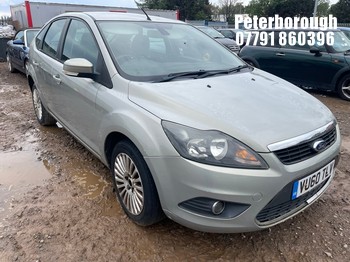 Location: Peterborough - 2010 FORD FOCUS TITANIUM AUTO 5 Door Hatchback REG: VU60TLV, Keys: No, MOT Expiry date: 12/11/2026, 1596 Petrol, 4 Speed Auto Petrol, Former Keepers: 7