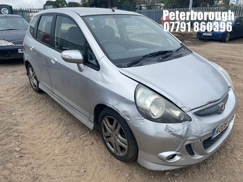 Location: Peterborough - 2008 HONDA JAZZ SPORT CVT 5 Door Hatchback REG: RO08KUG, Keys: No, MOT Expiry date: 23/02/2026, 1339 Petrol, Variable Speed Auto Petrol, Former Keepers: 5
