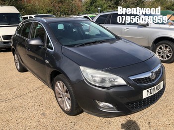 Location: Brentwood - 2011 VAUXHALL ASTRA SE AUTO Estate REG: YD11NOU, Keys: No, MOT Expiry date: 06/03/2027, 1598 Petrol, 6 Speed Auto Petrol, Former Keepers: 6