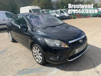 Location: Brentwood - 2009 FORD FOCUS CC-3 Convertible REG: LR09VWS, Keys: No, MOT Expiry date: 12/11/2025, 1999 Petrol, 5 Speed Manual Petrol, Former Keepers: 6