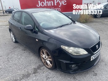 Location: South Wales - 2009 SEAT IBIZA SPORT BLACK 5 Door Hatchback REG: CV09WNR, Keys: No, MOT Expiry date: 01/05/2026, 1390 Petrol, 5 Speed Manual Petrol, Former Keepers: 5