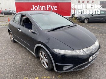 Location: South Wales - 2008 HONDA CIVIC SE I-CTDI 5 Door Hatchback REG: LD58VZE, Keys: No, MOT Expiry date: 31/07/2026, 2204 Diesel, 6 Speed Manual Diesel, Former Keepers: 8