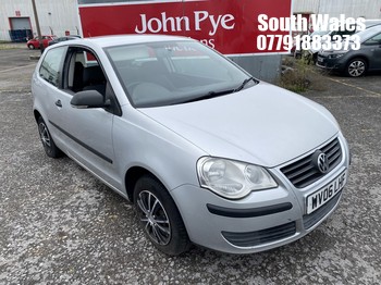 Location: South Wales - 2006 VOLKSWAGEN POLO E 55 3 Door Hatchback REG: WV06LHF, Keys: No, MOT Expiry date: 25/03/2027, 1198 Petrol, 5 Speed Manual Petrol, Former Keepers: 8