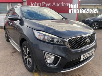 Location: Hull - 2017 KIA SORENTO KX-2 CRDI ISG 4X4 ESTATE REG: DC17FHO, 2199 DIESEL, MANUAL, Former Keepers: 2, Keys: Yes, MOT Expiry date: 13/03/2027