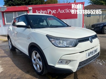 Location: Hull - 2015 SSANGYONG TIVOLI EX TD 5 DOOR HATCHBACK REG: AP15EWE, 1597cc DIESEL, 6 SPEED MANUAL DIESEL, Former Keepers: 2, Keys: Yes, MOT Expiry date: 07/08/2025