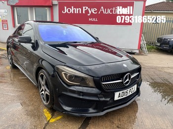 Location: Hull - 2015 MERCEDES-BENZ CLA220 AMG SPORT CDI AUTO 4 Door Saloon REG: AD15PZJ, Keys: No, MOT Expiry date: 20/05/2025, 2143 Diesel, 7 Speed Auto Diesel, Former Keepers: 7