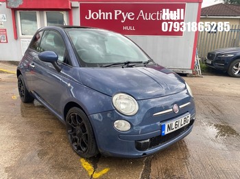 Location: Hull - 2011 FIAT 500 TWINAIR PLUS 3 Door Hatchback REG: NL61LBG, Keys: No, MOT Expiry date: 10/09/2025, 875 Petrol, 5 Speed Manual Petrol, Former Keepers: 9