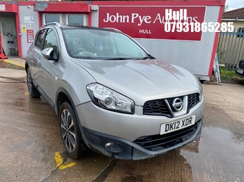 Location: Hull - 2012 NISSAN QASHQAI N-TEC 5 Door Hatchback REG: DK12XDR, Keys: No, MOT Expiry date: 15/06/2026, 1598 Petrol, 6 Speed Manual Petrol, Former Keepers: 6