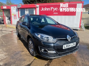 Location: Hull - 2014 RENAULT MEGANE EXPR-N + ENERGY DC Estate REG: LX64LZW, Keys: No, MOT Expiry date: 10/11/2026, 1461 Diesel, 6 Speed Manual Diesel, Former Keepers: 4