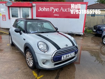 Location: Hull - 2014 MINI COOPER 3 Door Hatchback REG: SJ64FLX, Keys: No, MOT Expiry date: 22/06/2026, 1499 Petrol, 6 Speed Manual Petrol, Former Keepers: 6