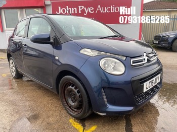 Location: Hull - 2016 CITROEN C1 FEEL PURETECH 5 Door Hatchback REG: LC16AYV, Keys: No, MOT Expiry date: 10/02/2025, 1200 Petrol, 5 Speed Manual Petrol, Former Keepers: 3