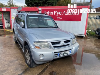 Location: Hull - 2005 MITSUBISHI SHOGUN WARRIOR DI-D AUTO Estate REG: E180GUY, Keys: No, MOT Expiry date: 30/12/2025, 3200 Diesel, 5 Speed Auto Diesel, Former Keepers: 3